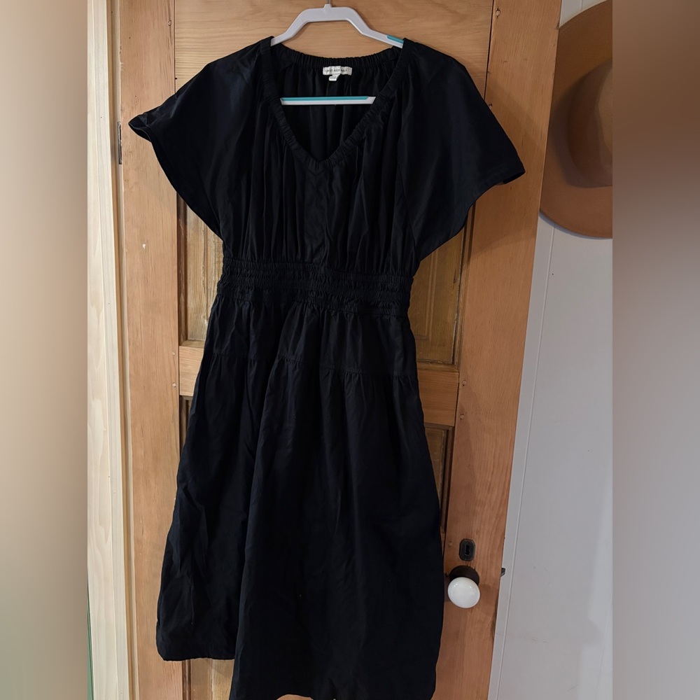 Free Assembly Cinch Waist Black Women's Dress